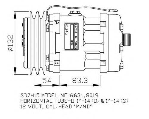 Компрессор, кондиционер NRF 32138G