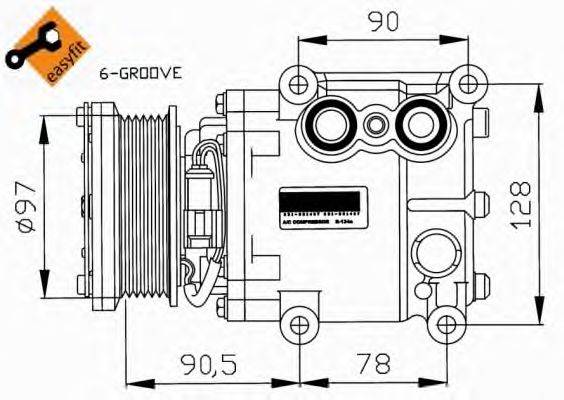 Компрессор, кондиционер NRF 32402