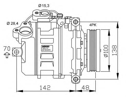 Компрессор, кондиционер NRF 32526G