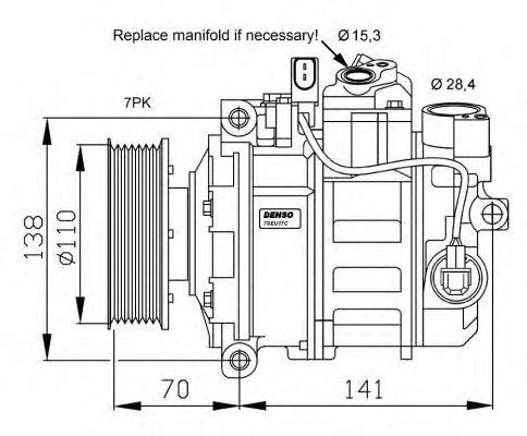 Компрессор, кондиционер NRF 32613G