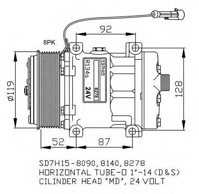 Компрессор, кондиционер NRF 32702G