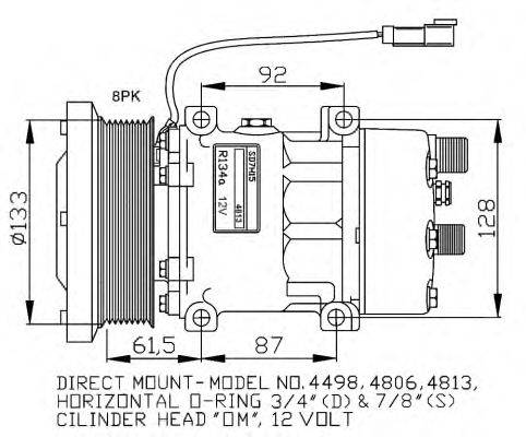 Компрессор, кондиционер NRF 32758G