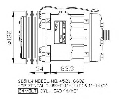 Компрессор, кондиционер NRF 32761G