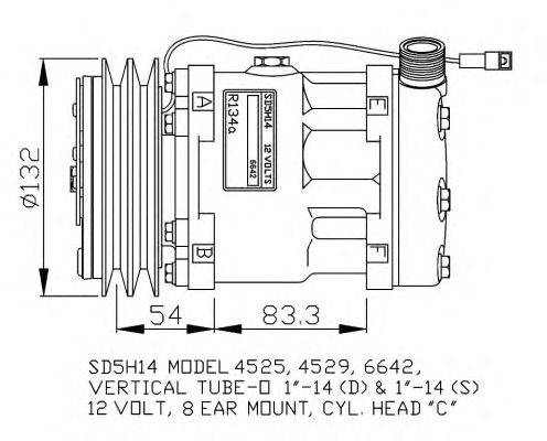 Компрессор, кондиционер NRF 32762G