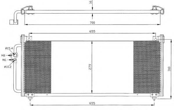 Конденсатор, кондиционер NRF 35283