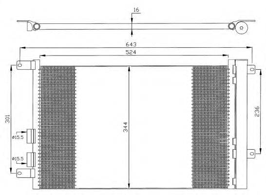 Конденсатор, кондиционер NRF 35330