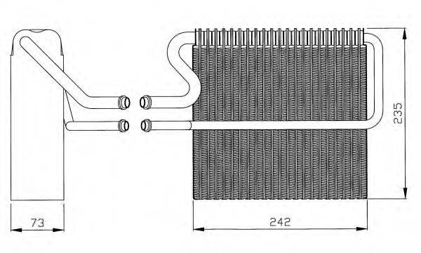 Испаритель, кондиционер NRF 36092