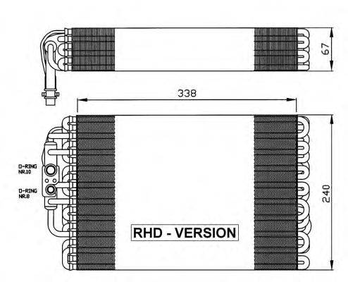 Испаритель, кондиционер NRF 36119