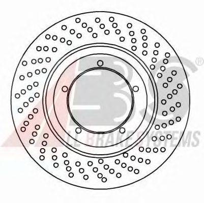 Тормозной диск A.B.S. 15808