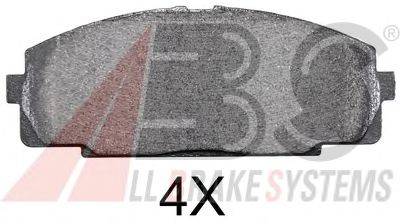 Комплект тормозных колодок, дисковый тормоз A.B.S. 36702 OE