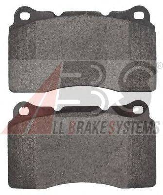 Комплект тормозных колодок, дисковый тормоз A.B.S. 37692