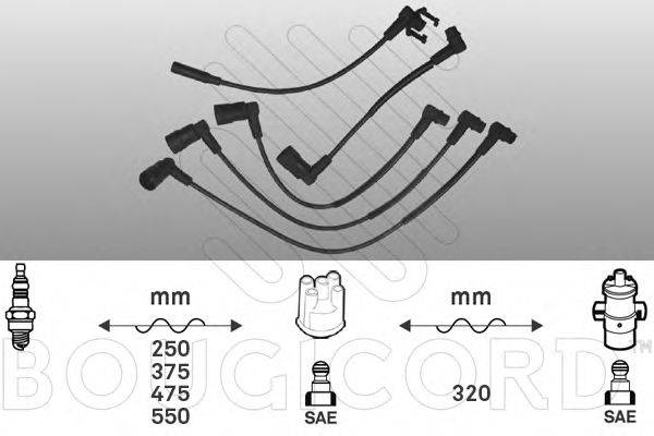 Комплект проводов зажигания BOUGICORD 2497
