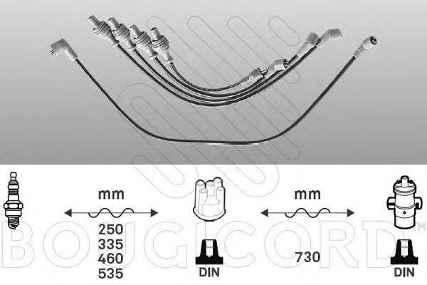 Комплект проводов зажигания BOUGICORD 3374