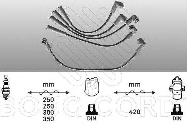 Комплект проводов зажигания BOUGICORD 3462