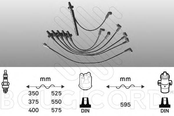 Комплект проводов зажигания BOUGICORD 3497