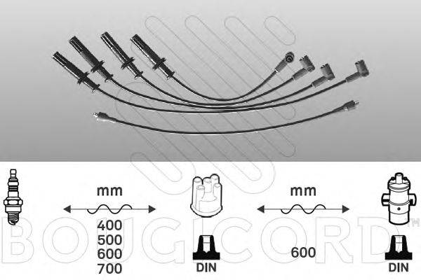 Комплект проводов зажигания BOUGICORD 7274