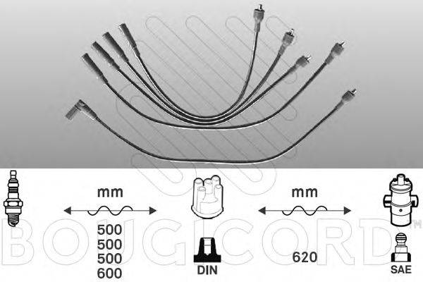Комплект проводов зажигания BOUGICORD 4313