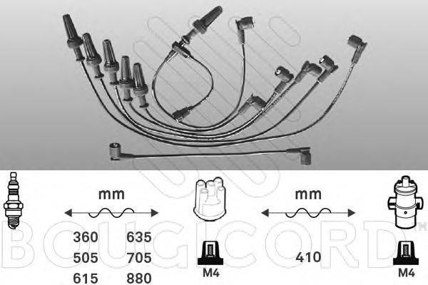 Комплект проводов зажигания BOUGICORD 6424