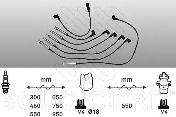 Комплект проводов зажигания BOUGICORD 7138
