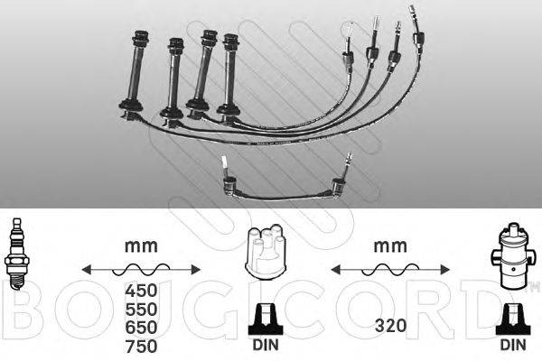 Комплект проводов зажигания BOUGICORD 7144