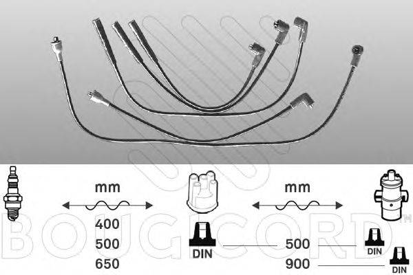 Комплект проводов зажигания BOUGICORD 7239