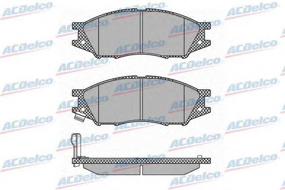 Комплект тормозных колодок, дисковый тормоз ACDelco AC0581346D