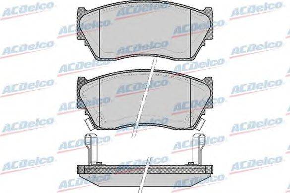 Комплект тормозных колодок, дисковый тормоз ACDelco AC058520D