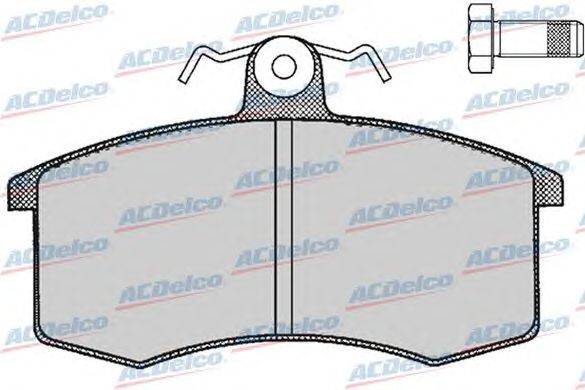 Комплект тормозных колодок, дисковый тормоз ACDelco AC474381D