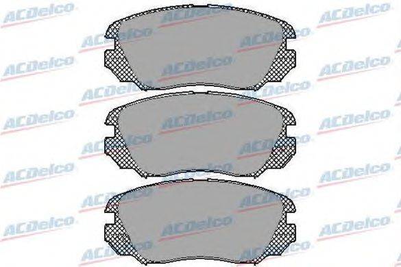 Комплект тормозных колодок, дисковый тормоз ACDelco AC870181D