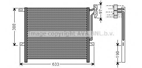 Конденсатор, кондиционер AVA QUALITY COOLING BW5369