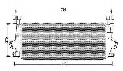 Интеркулер AVA QUALITY COOLING OLA4549