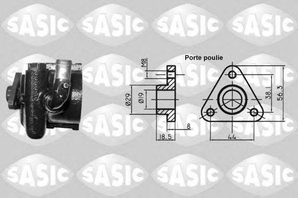 Гидравлический насос, рулевое управление SASIC 7076045