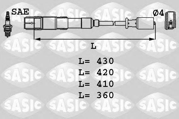 Комплект проводов зажигания SASIC 9286033