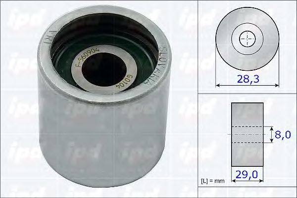 Паразитный / Ведущий ролик, зубчатый ремень IPD 153467