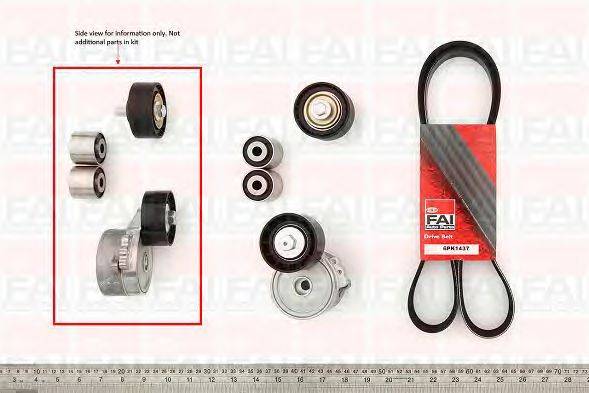 Поликлиновой ремень FAI AutoParts FBK19