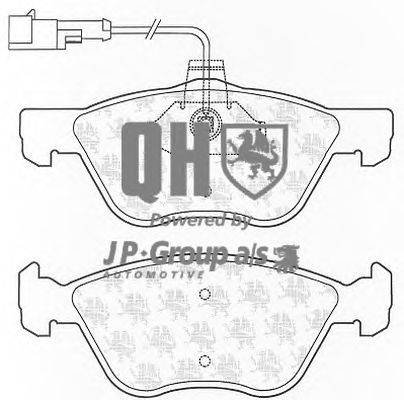 Комплект тормозных колодок, дисковый тормоз JP GROUP BP1303
