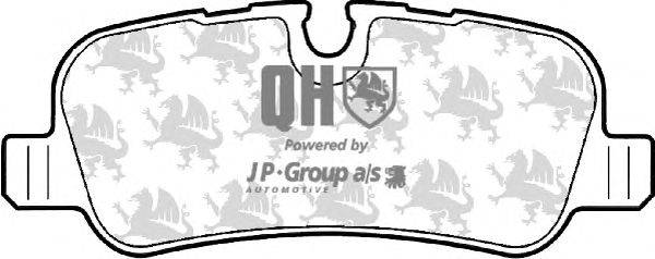 Комплект тормозных колодок, дисковый тормоз JP GROUP BP1518