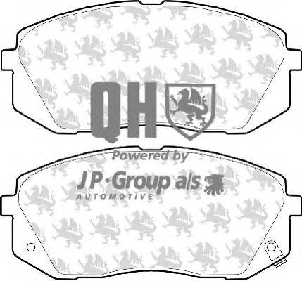 Комплект тормозных колодок, дисковый тормоз JP GROUP BP1592