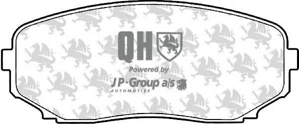 Комплект тормозных колодок, дисковый тормоз JP GROUP BP1626