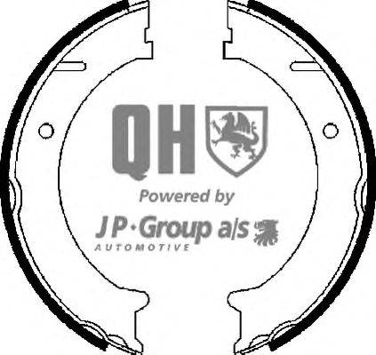 Комплект тормозных колодок, стояночная тормозная система JP GROUP BS1098