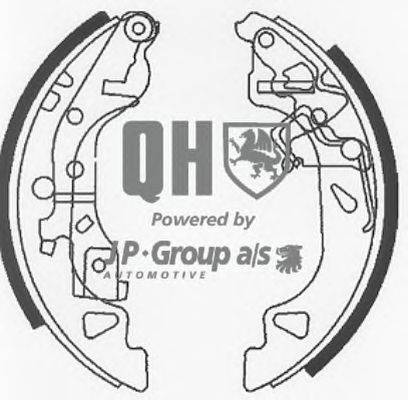 Комплект тормозных колодок JP GROUP BS1108