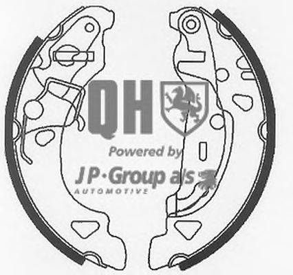 Комплект тормозных колодок JP GROUP BS1115