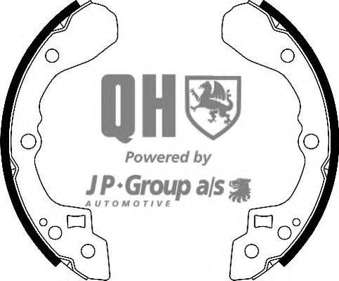 Комплект тормозных колодок JP GROUP BS1137