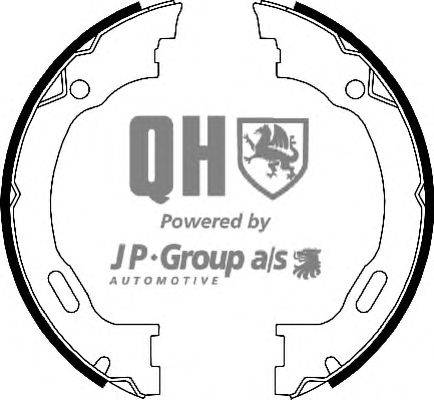 Комплект тормозных колодок, стояночная тормозная система JP GROUP BS1143