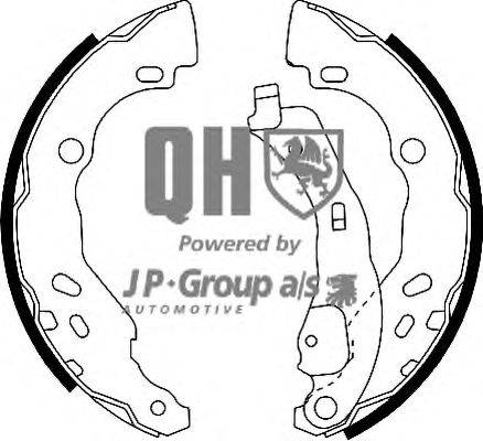 Комплект тормозных колодок JP GROUP BS1144