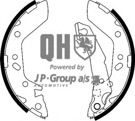 Комплект тормозных колодок JP GROUP BS1149
