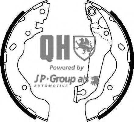 Комплект тормозных колодок JP GROUP BS1157