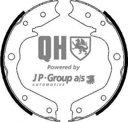 Комплект тормозных колодок, стояночная тормозная система JP GROUP BS1159
