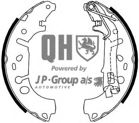 Комплект тормозных колодок JP GROUP BS1162