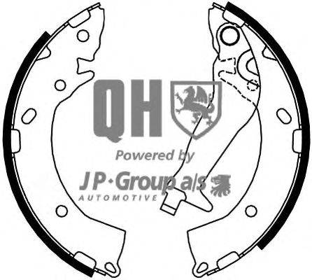 Комплект тормозных колодок JP GROUP BS1173
